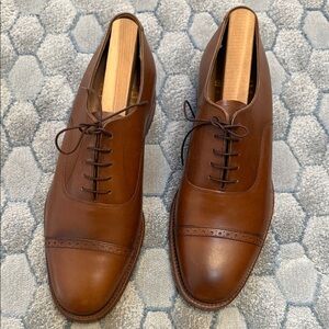 Bench made Classic English Leather Men's Dress Shoes